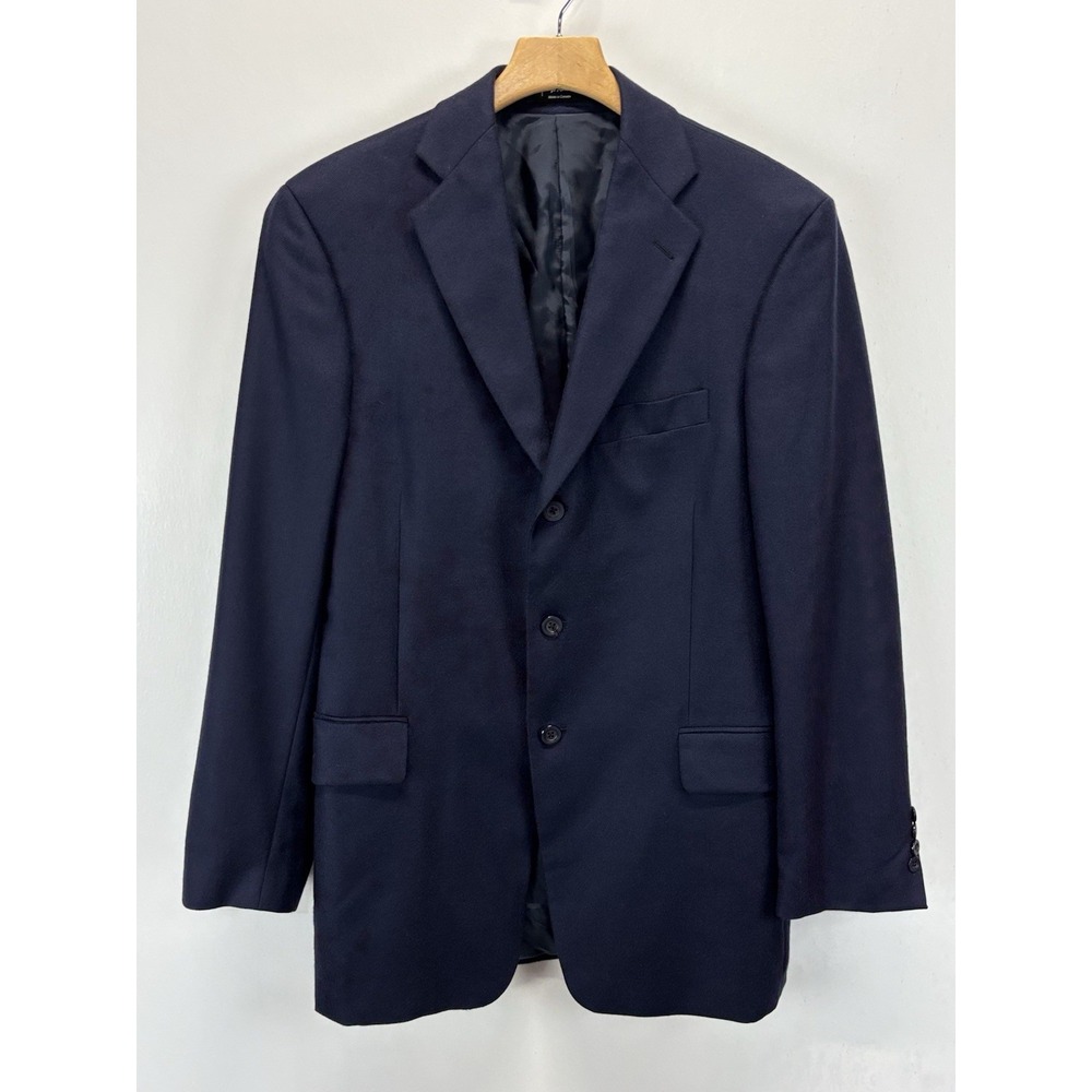 John W Nordstrom x Loro Piana 100% Cashmere Navy 3-Btn Blazer Jacket 40R